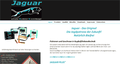 Desktop Screenshot of jaguar-geschosse.de